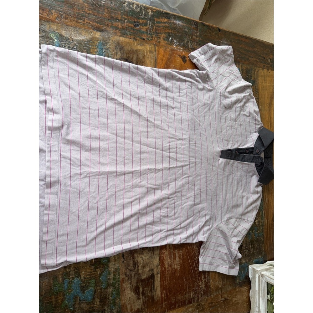 Mens Medium Lululemon Short Sleeve Button Polo